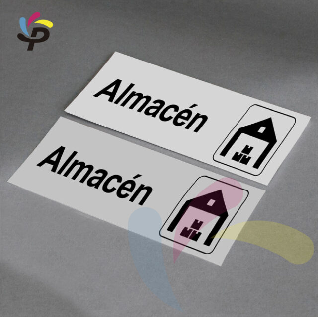 Almacén - Horizontal - Señalética de áreas 17x5cm