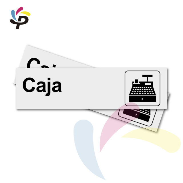 Caja - Horizontal - Señalética de áreas 17x5cm