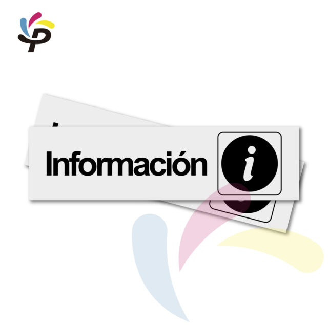 Información - Horizontal - Señalética de áreas 17x5cm (2)