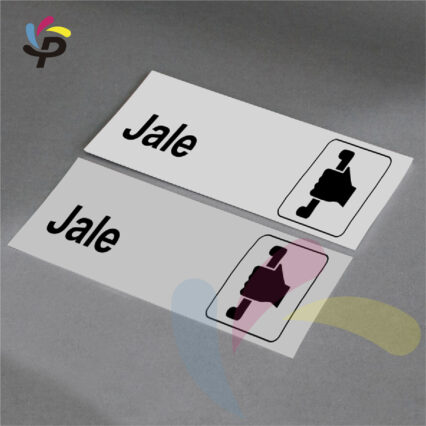 Jale - Horizontal - Señalética de áreas 17x5cm (1)