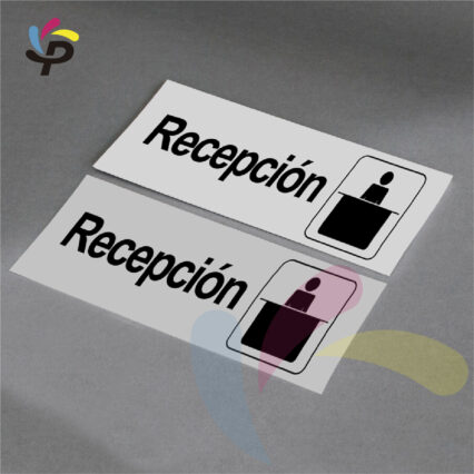 Recepción - Horizontal - Señalética de áreas 17x5cm (1)
