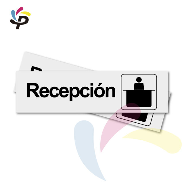 Recepción - Horizontal - Señalética de áreas 17x5cm (2)