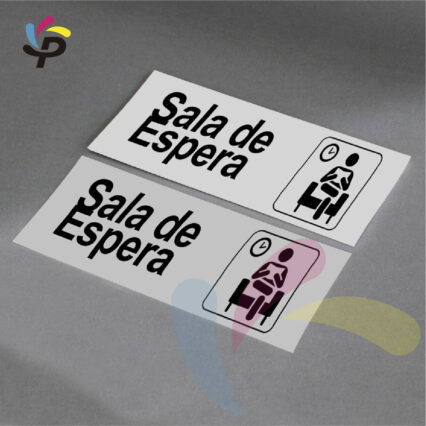 Sala de espera - Horizontal - Señalética de áreas 17x5cm (1)