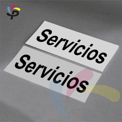 Servicios - Horizontal - Señalética de áreas 17x5cm (1)
