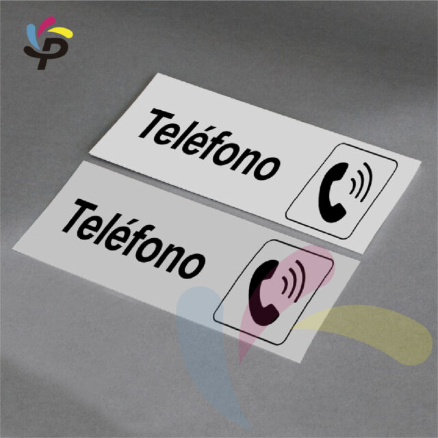 Teléfono - Horizontal - Señalética de áreas 17x5cm (1)